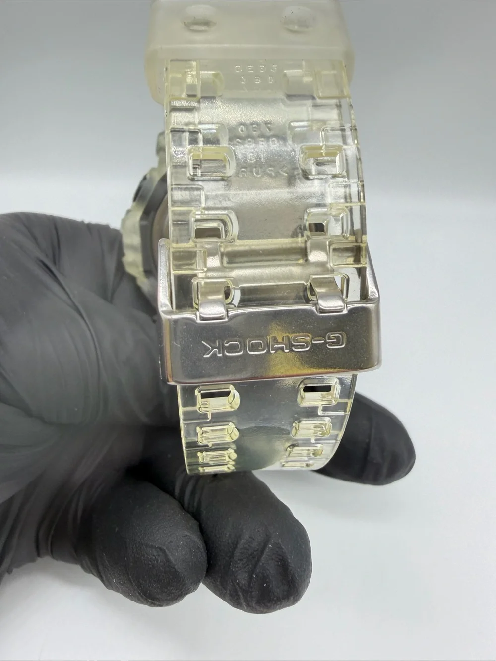 Casio G-Shock GA-700SKE-7A Clear Skeleton Analog Digital Watch 5522